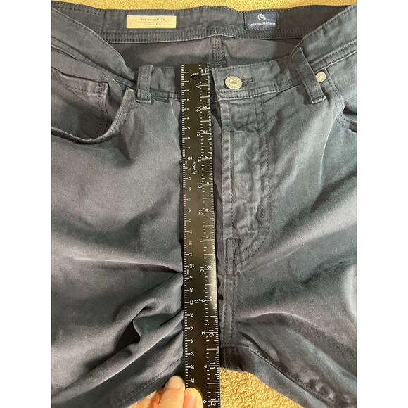 AG Adriano Goldschmied, "The Graduate" Tailored Leg Black Pants, Mens: 34x32 - Picture 3 of 12